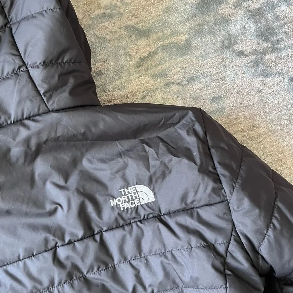 The North Face Girls Mossbud Swirl Parka Black XL 18